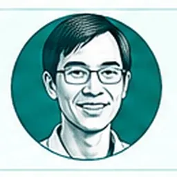 Illustrative editorial portrait of Terence Tao